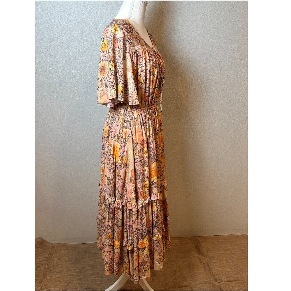 Spell & The Gypsy Collective Amethyst Garden Party Dress Boho Festival Floral S - Picture 3 of 12